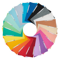 Chemises à élastiques carte lustrée 3 rabats