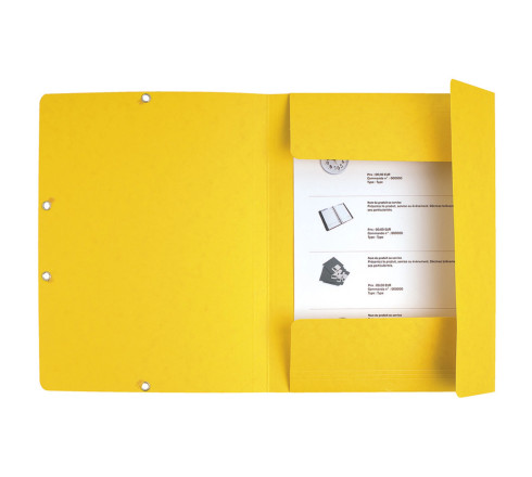 Chemises à élastiques carte lustrée 3 rabats