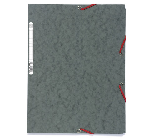 Chemise 3 rabats à élastiques carte lustrée 400g/m2 - A4