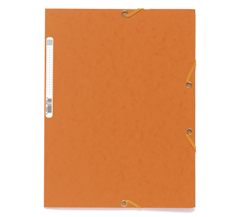 Chemise 3 rabats à élastiques carte lustrée 400g/m2 - A4