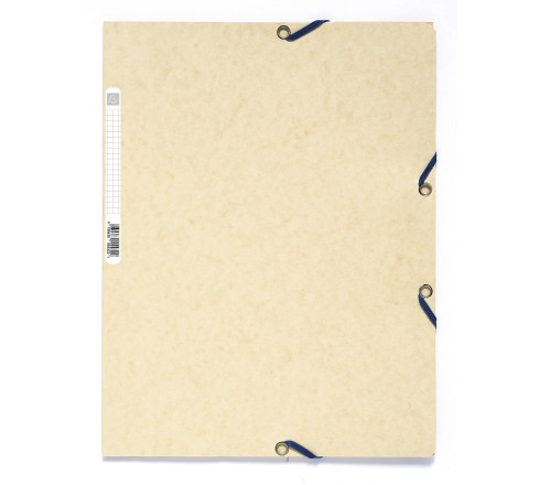 Chemise 3 rabats à élastiques carte lustrée 400g/m2 ® - A4
