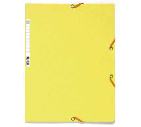 Chemise 3 rabats à élastiques carte lustrée 400g/m2 ® - A4