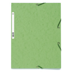 Chemise 3 rabats à élastiques carte lustrée 400g/m2 ® - A4