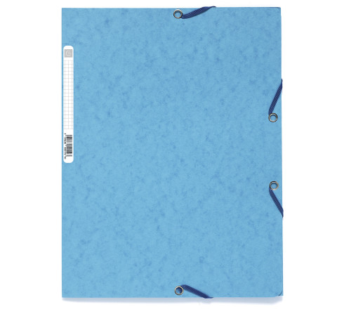 Chemise 3 rabats à élastiques carte lustrée 400g/m2 ® - A4