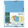 Chemise 3 rabats à élastiques carte lustrée 400g/m2 ® - A4