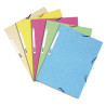 Chemise 3 rabats à élastiques carte lustrée 400g/m2 ® - A4