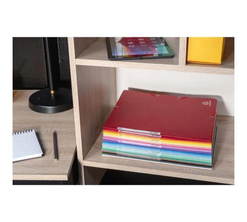 Chemise 3 rabats à élastiques carte lustrée 400g/m2 ® - A4