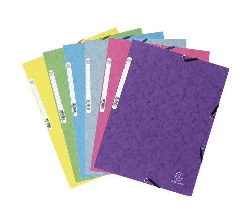 Lot de 5+1 chemises en carte lustrée 400g/m2 - A4
