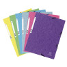 Lot de 5+1 chemises en carte lustrée 400g/m2 - A4