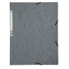 Lot de 3 chemises à élastiques 3 rabats carte lustrée 400g/m2 - A4