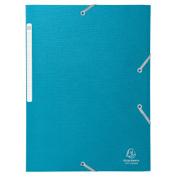 Chemises à élastiques à rabats Maxi Capacity carte enduite Teksto - A4