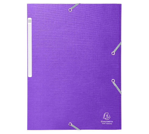 Chemises à élastiques à rabats Maxi Capacity carte enduite Teksto - A4