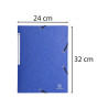 Chemises à élastiques carte lustrée 3 rabats monobloc