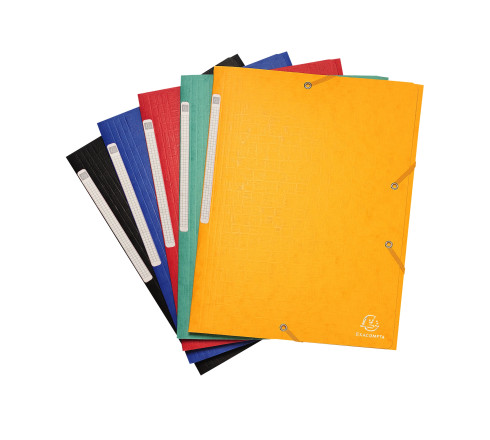 Chemises à élastiques carte lustrée 3 rabats monobloc