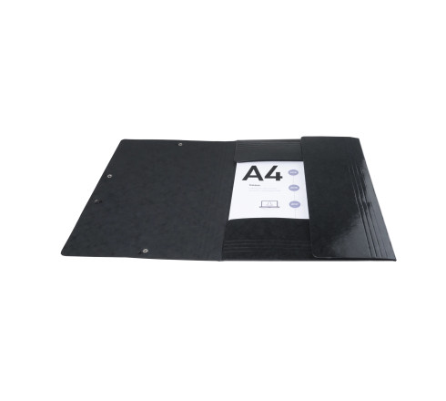 Chemise à élastiques 3 rabats Maxi capacity carte lustrée pelliculée 425gm2 Iderama A4