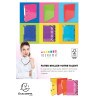 Chemise à élastiques 3 rabats Maxi capacity carte lustrée pelliculée 425gm2 Iderama A4