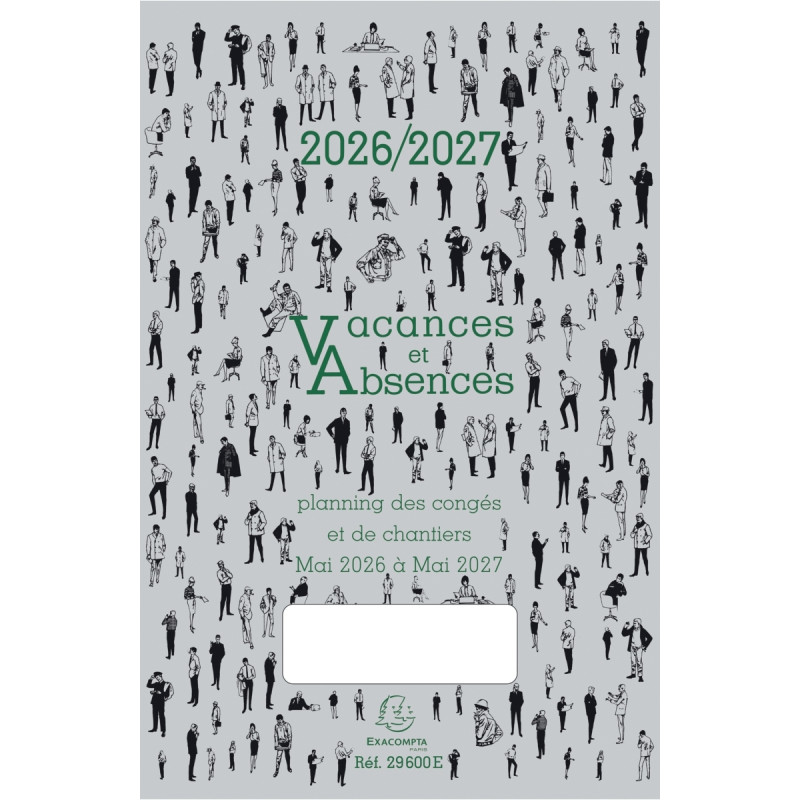 Planning vacances & absences mai à mai 2026/2027