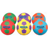 Sachet de 6 ballons de foot taille 4 assortis