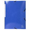 Chemise à élastiques 3 rabats maxi capacity carte lustrée pelliculée Iderama - A4