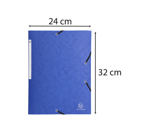 Chemise 3 rabats à élastiques Maxi Capacity carte lustrée 600g/m2 Scotten ®- A4