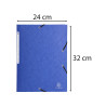Chemise 3 rabats à élastiques Maxi Capacity carte lustrée 600g/m2 Scotten ®- A4
