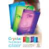 Chemise à élastique 3 rabats Polypropylène 5/10e Crystal Colours - A4