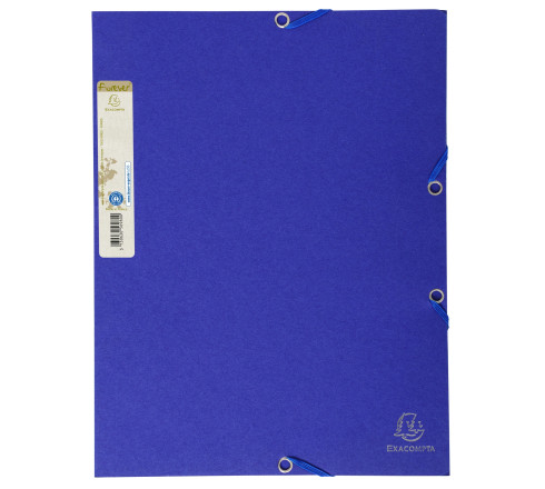 Chemise 3 rabats à élastique carte recyclée 380g/m2 Forever - A4
