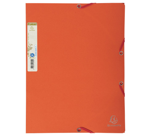 Chemise 3 rabats à élastique carte recyclée 380g/m2 Forever - A4