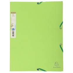 Chemise 3 rabats à élastique carte recyclée 380g/m2 Forever - A4