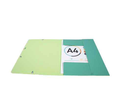 Chemise 3 rabats à élastique carte recyclée 380g/m2 Forever - A4