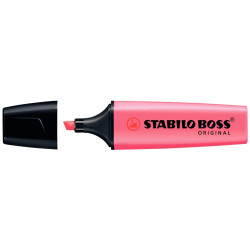 Boîte de 10 surligneurs Boss rose