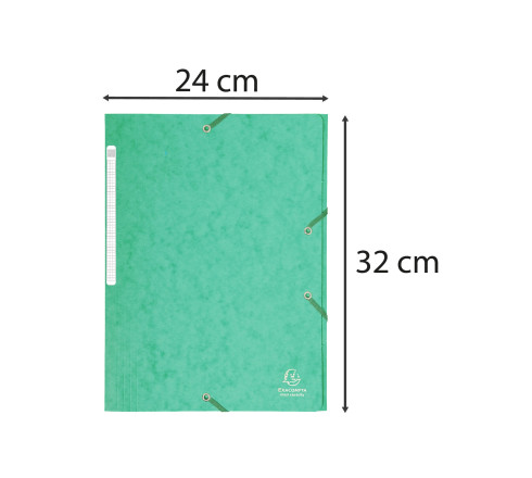 Chemise à élastiques Maxi capacity carte lustrée 425gm2 - A4