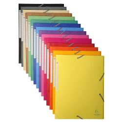 Chemise à élastiques Maxi capacity carte lustrée 425gm2 - A4