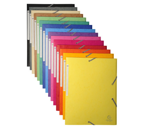 Chemise à élastiques Maxi capacity carte lustrée 425gm2 - A4