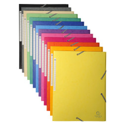 Chemise à élastiques Maxi capacity carte lustrée 425gm2 - A4