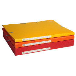 Chemise à élastiques Maxi capacity carte lustrée 425gm2 - A4