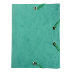 Chemise à élastique 3 rabats Scotten 425g/m2 - Pocket 12x16cm
