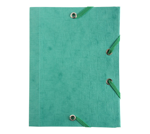 Chemise à élastique 3 rabats Scotten 425g/m2 - Pocket 12x16cm