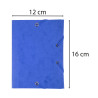 Chemise à élastique 3 rabats Scotten 425g/m2 - Pocket 12x16cm