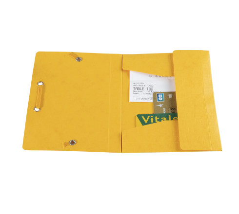 Chemise à élastique 3 rabats Scotten 425g/m2 - Pocket 12x16cm