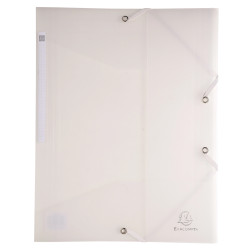 Chemise à élastique 3 rabats Polypropylène Chromaline - format pocket 12x16cm