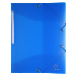 Chemise à élastique 3 rabats Polypropylène Chromaline - format pocket 12x16cm