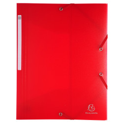 Chemise à élastique 3 rabats Polypropylène Chromaline - format pocket 12x16cm