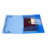 Chemise à élastique 3 rabats Polypropylène Chromaline - format pocket 12x16cm