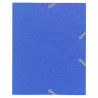 Chemise à élastique 3 rabats carte lustrée 400gm2 - format scolaire 17x22cm
