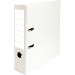 Classeur à levier économique pour format A4, dos 8 cm, blanc