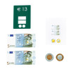 Boite de 25 cartes exercice monnaie n°1