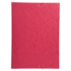 Chemise à élastique 3 rabats carte lustrée 600gm2 - A3