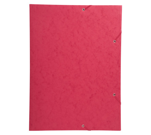 Chemise à élastique 3 rabats carte lustrée 600gm2 - A3