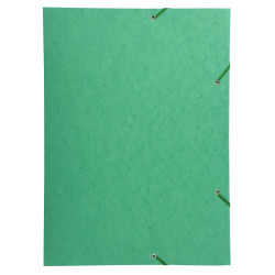 Chemise à élastique 3 rabats carte lustrée 600gm2 - A3